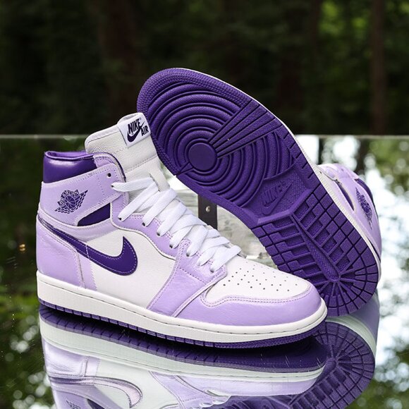 Air Jordan 1 Retro High OG Court Purple Custom - Picture 5 of 13